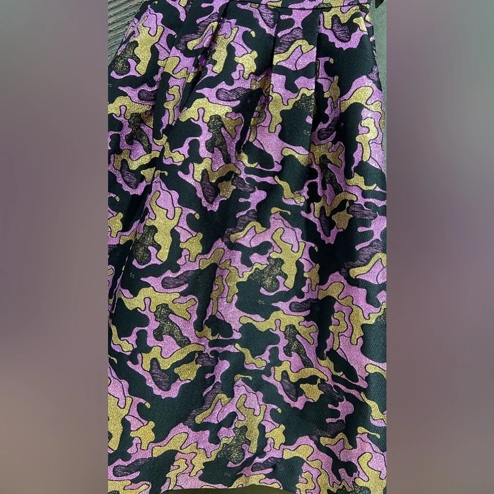 Baum und Pferdgarten Shashenka Skirt in Pink/Gold Army |Size 36 holiday party